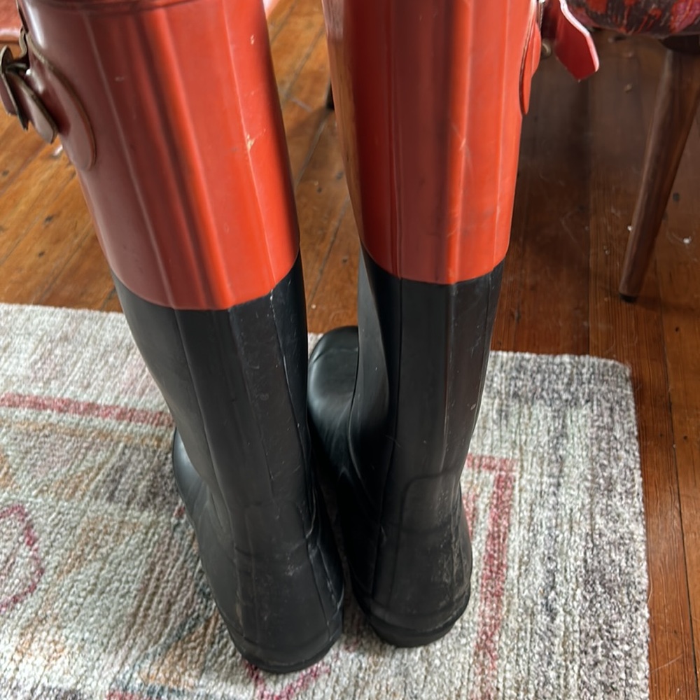 Hunter Color Block tall Rubber boots - Picture 4 of 4